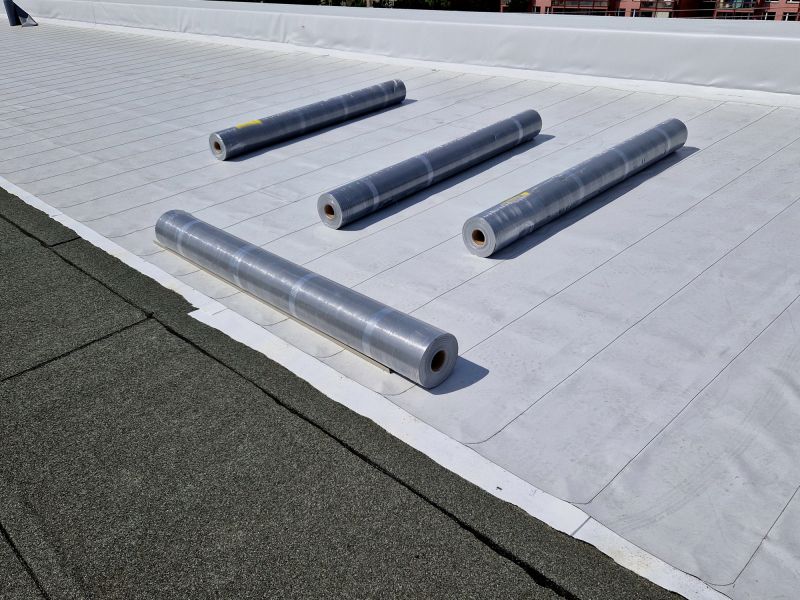Close-up of Rubber Roofing Material